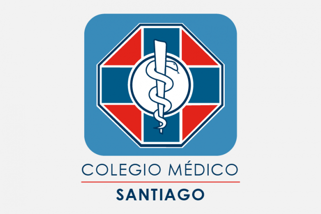 Colegio Medico Regional Santiago logo vertical